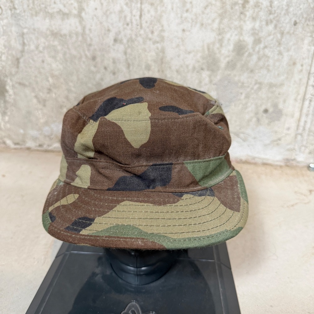 Propper International US Military Woodland Camo Patrol Cap Hot Weather 6 7/8